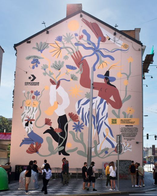 Converse City Forests -Prague Mural