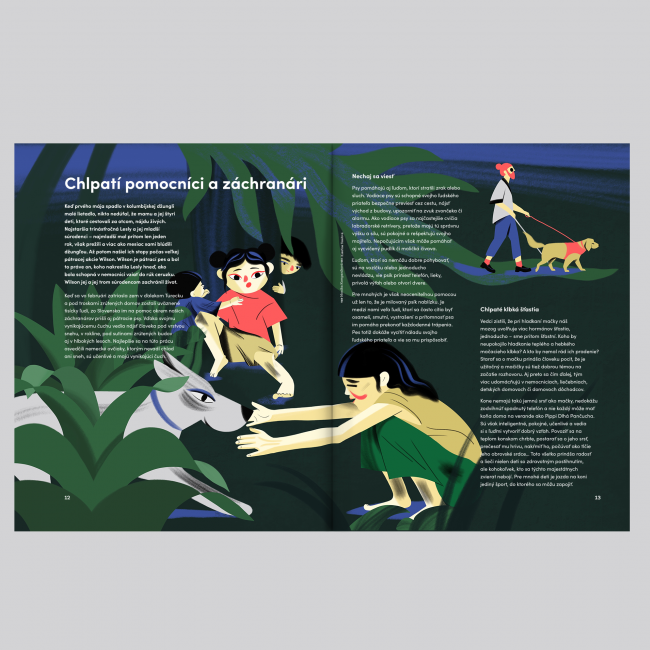 Ilustrace pro časopis Bublina