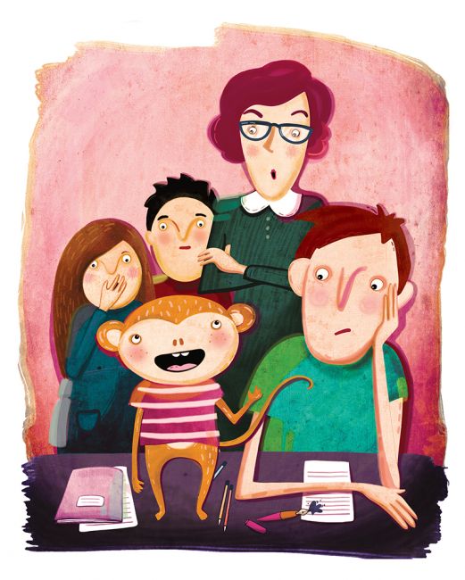 Dobrý deň, Opica Škorica