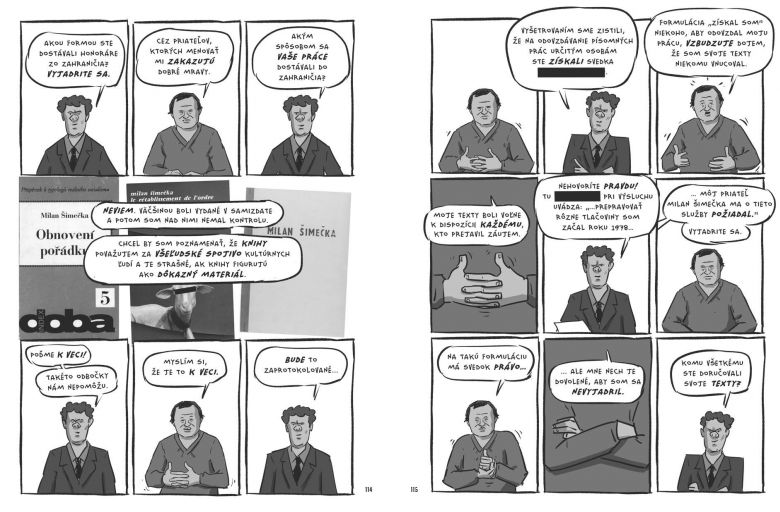 Súdruh Disident: Milan Šimečka v komikse