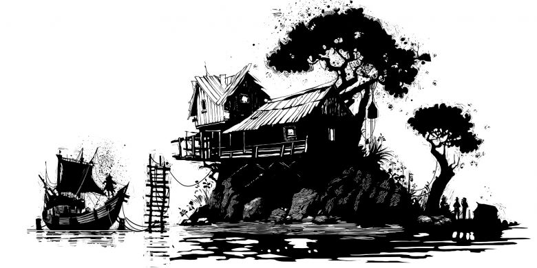 Ostrov 02///skica ku knihe