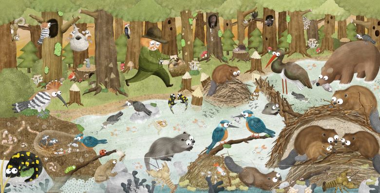 Markéta Nováková: Where the Beaver Does His Business: What animals leave behind