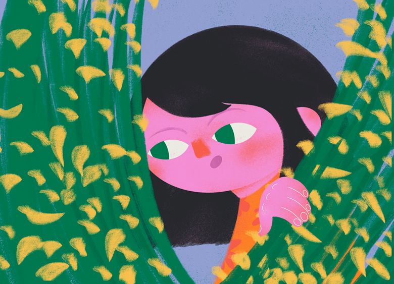 Tri mačiatka_dievča