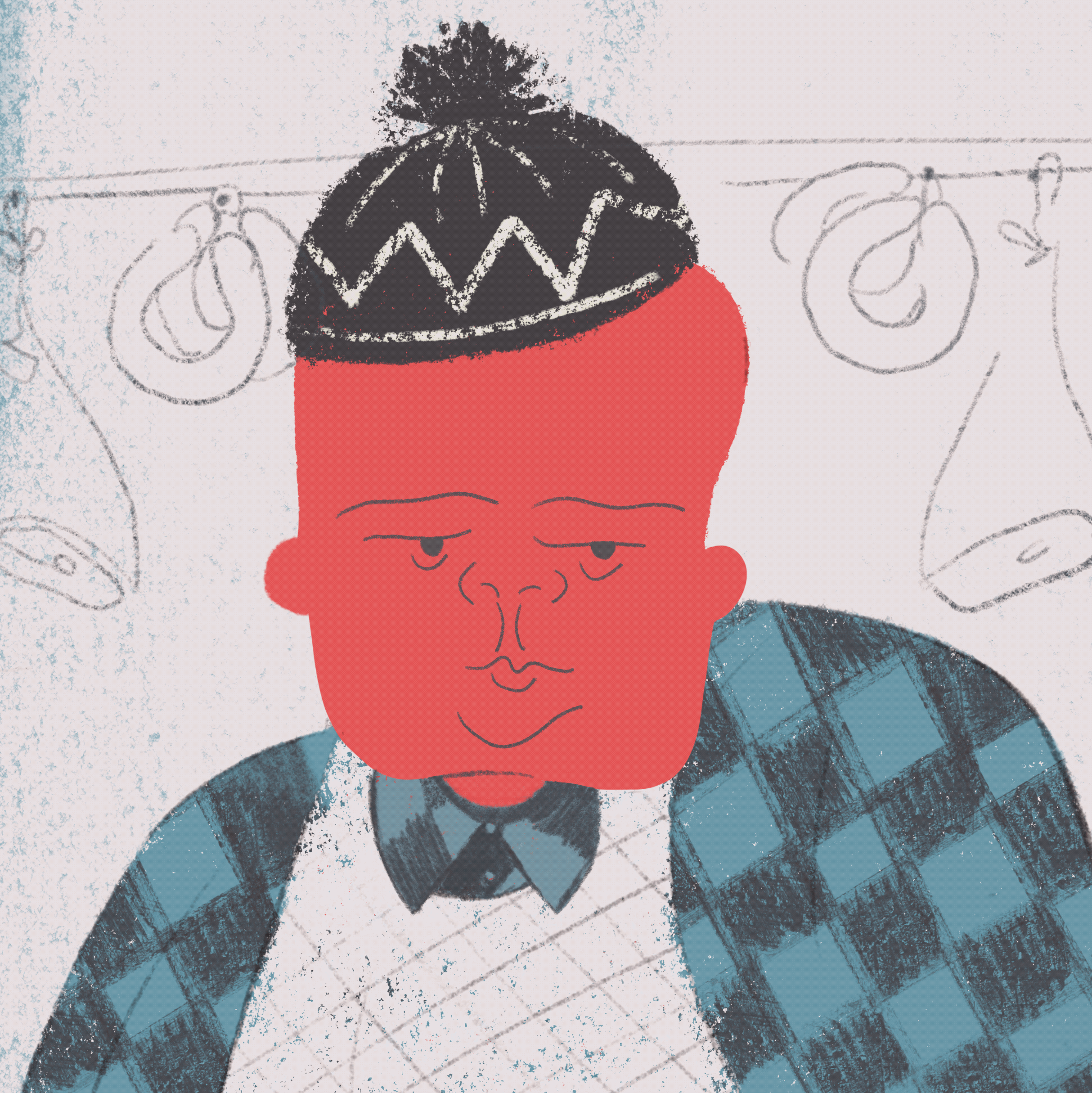 Překvapený řezník