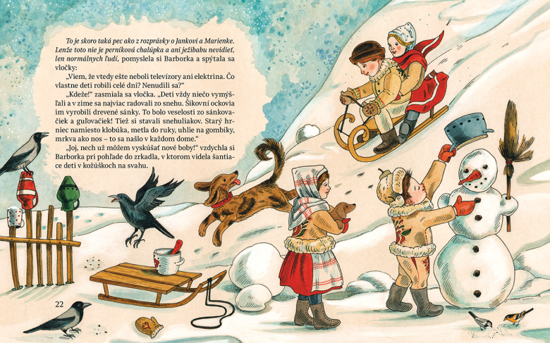 Vianočná vločka _ zimné radovánky