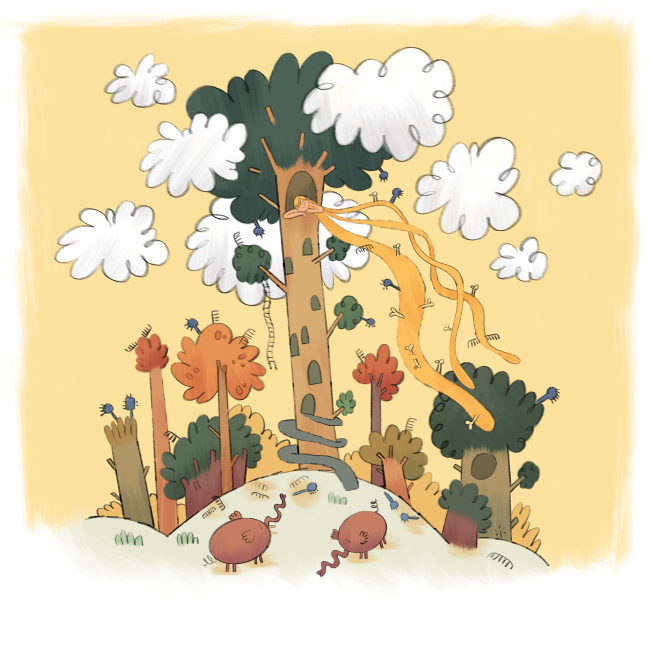 BAB - illustračná hladačka pre sociálne siete 2