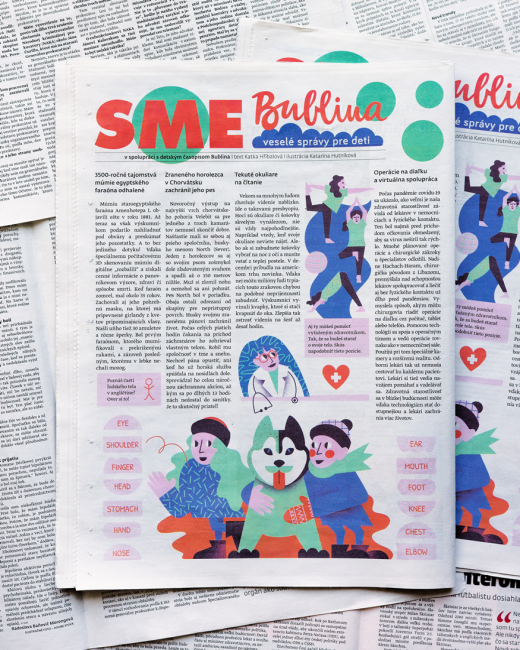 Ilustrácia do SME Bublina
