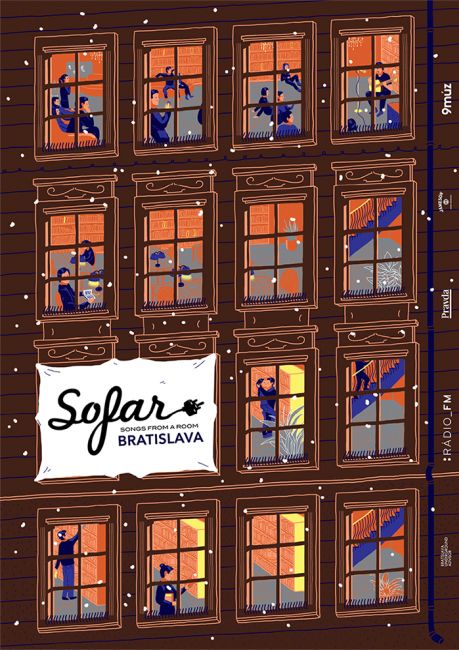 Plagát pre Sofar Sounds Bratislava